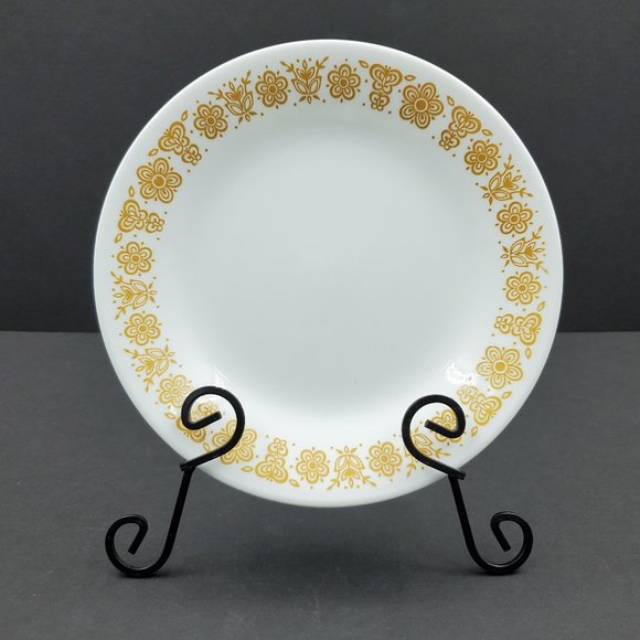 Corelle Butterfly Gold Bread and Butter Plates Dessert Plates - Picture 7 of 7